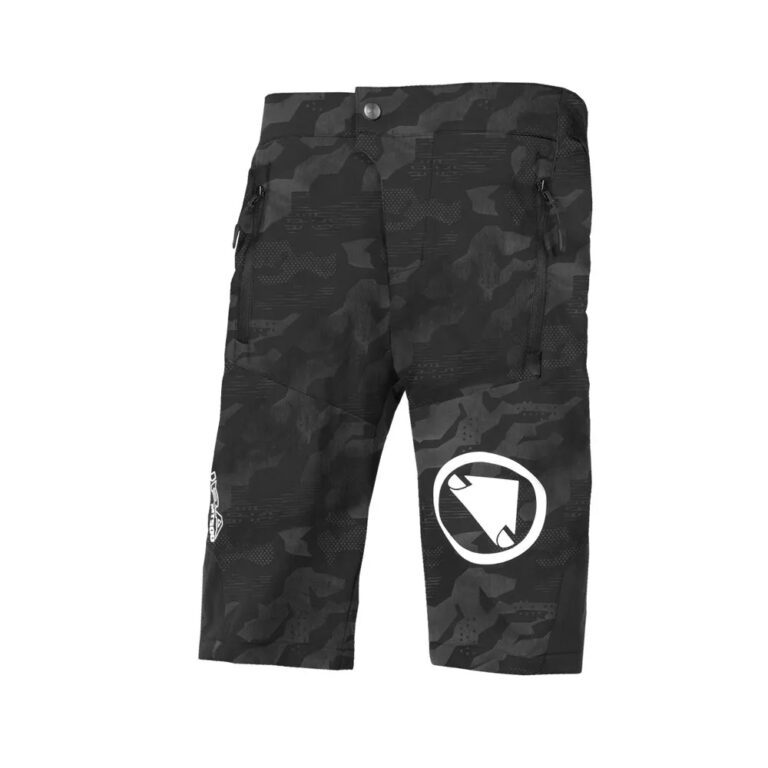 Endura MT500JR Burner Shorts 11-12 Years Black Camo - 9-10 Years Black Camo