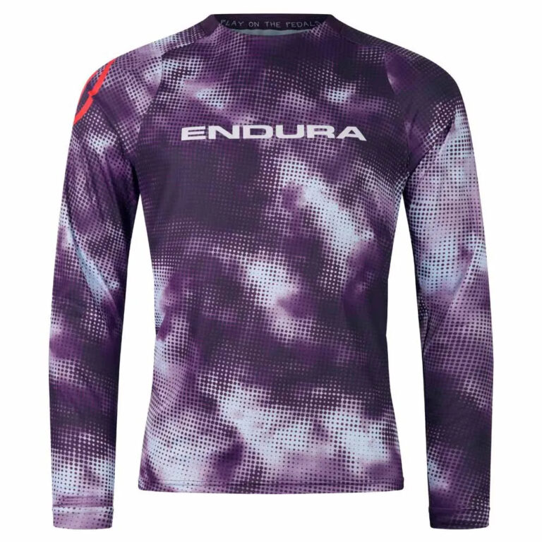 Endura Pixel Cloud LTD Long Sleeve Enduro Jersey S Thistle - M Thistle - Image 3