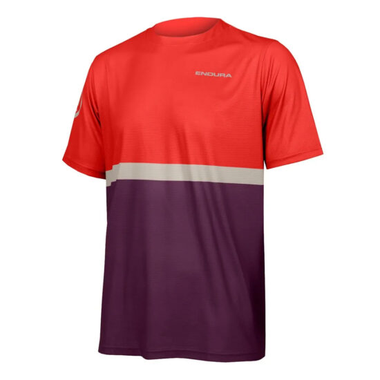 Endura SingleTrack Core II Short Sleeve Enduro Jersey S Aubergine - XL Aubergine