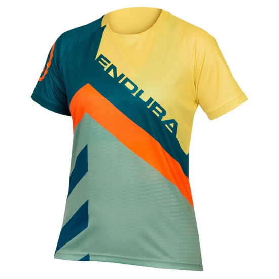 Endura SingleTrack Print LTD Short Sleeve Enduro Jersey XS Deep Teal - XL Deep Teal