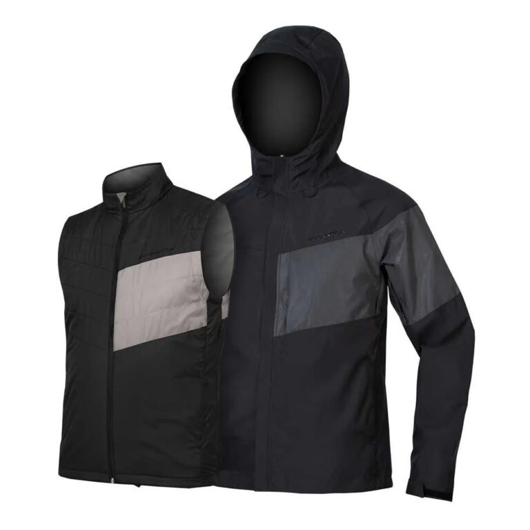 Endura Urban Luminite 3 In 1 II Jacket S Black - 3XL Black - Image 3