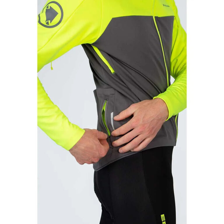 Endura Windchill II Jacket S Hi-Viz Yellow - 3XL Hi-Viz Yellow - Image 6