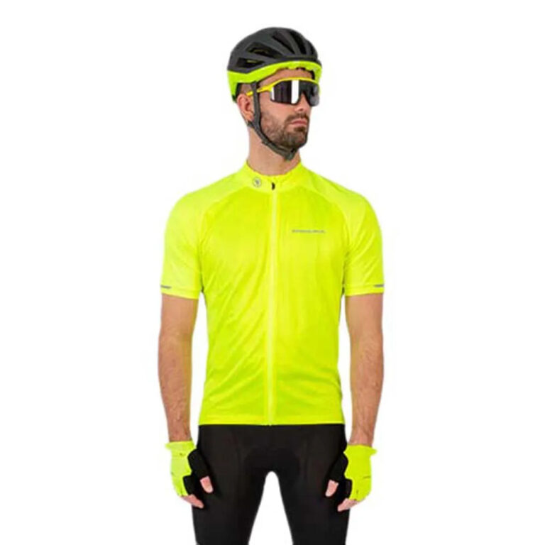 Endura Xtract II Short Sleeve Jersey S Hi-Viz Yellow - 2XL Hi-Viz Yellow