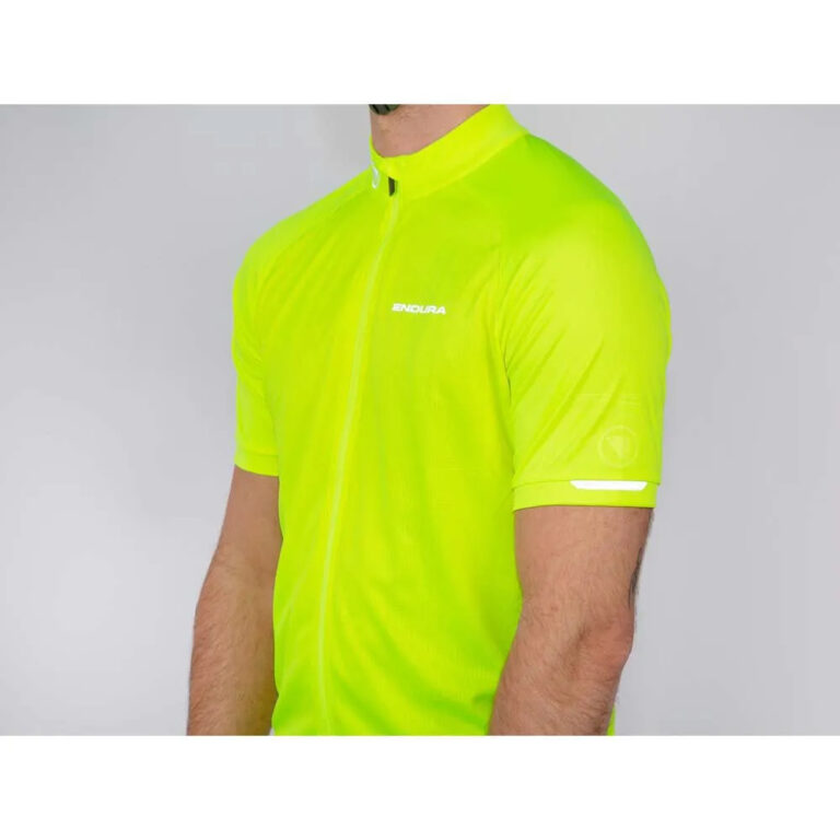 Endura Xtract II Short Sleeve Jersey S Hi-Viz Yellow - 2XL Hi-Viz Yellow - Image 5