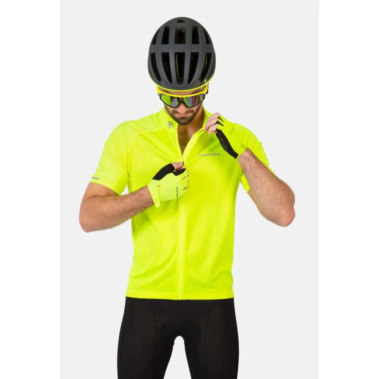 Endura Xtract II Short Sleeve Jersey S Hi-Viz Yellow - 2XL Hi-Viz Yellow - Image 6