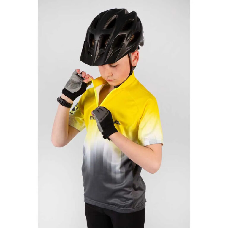 Endura Xtract Short Sleeve Jersey 11-12 Years Hi-Viz Yellow - 9-10 Years Hi-Viz Yellow - Image 4