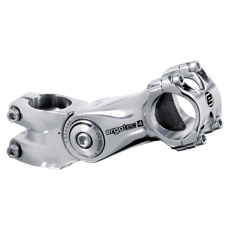 Ergotec Octopus 2 31.8 Mm Stem 75 mm &amp; -10&ordm; - 60&ordm; Silver