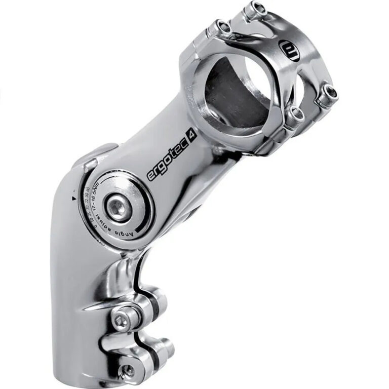 Ergotec Octopus 2 A-Head 50 25.4/28.6 Mm Adjustable Stem 110 mm - 90 mm &amp; 0&ordm; - 60&ordm; Silver