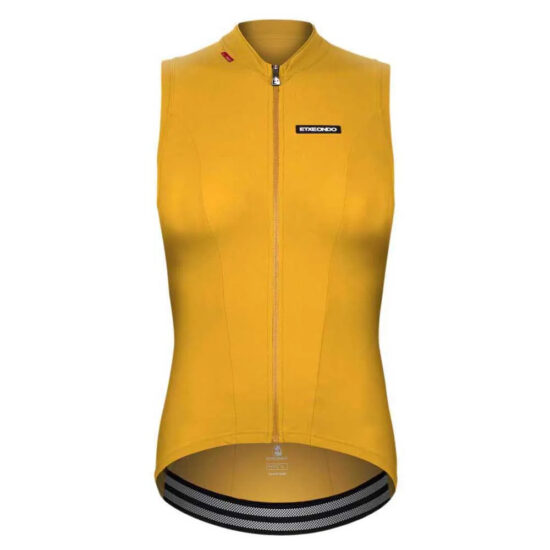 Etxeondo Alda Sleeveless Jersey XS Mustard Yellow - XL Mustard Yellow