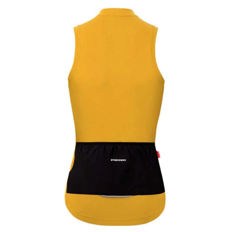 Etxeondo Alda Sleeveless Jersey XS Mustard Yellow - XL Mustard Yellow - Image 2