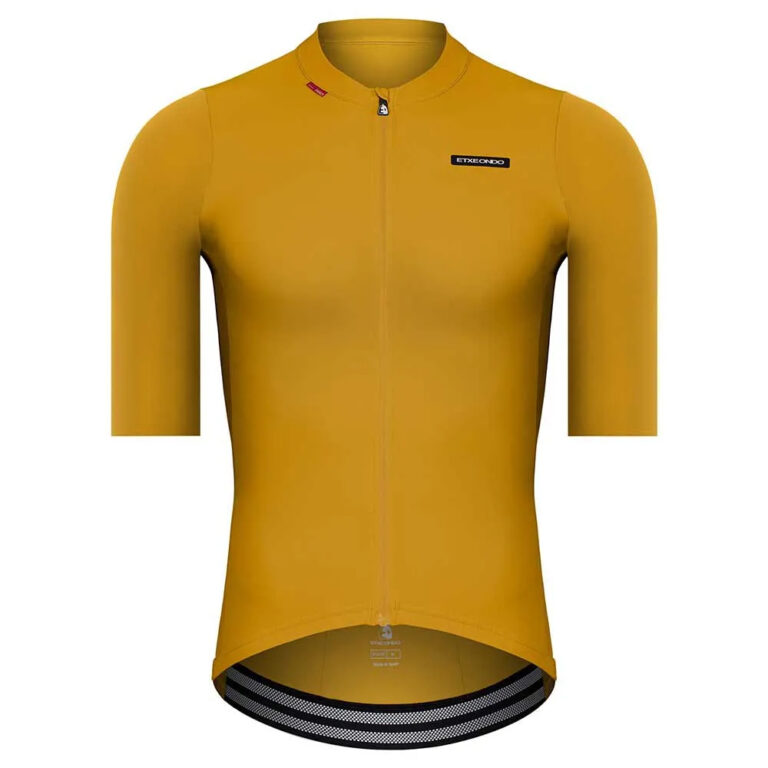 Etxeondo Alde 110LW Short Sleeve Jersey M Mustard Yellow - L Mustard Yellow