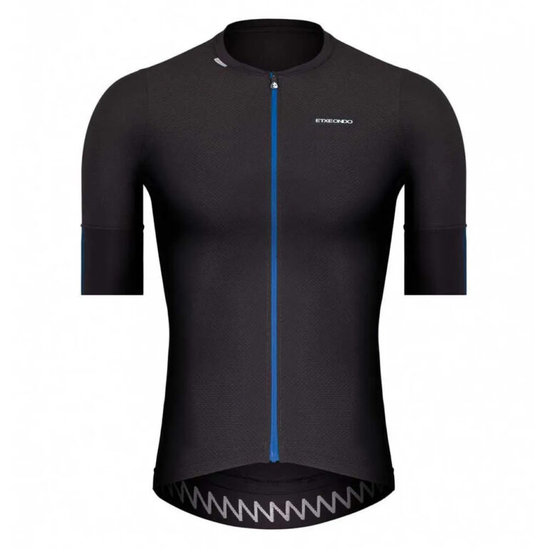 Etxeondo Ero Superdry Short Sleeve Jersey S Black / Blue - XL Black / Blue