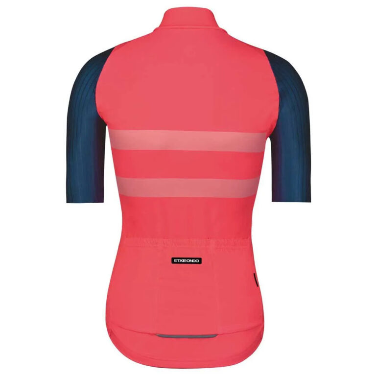 Etxeondo Garaia Short Sleeve Jersey XL Coral / Petrol - Image 2