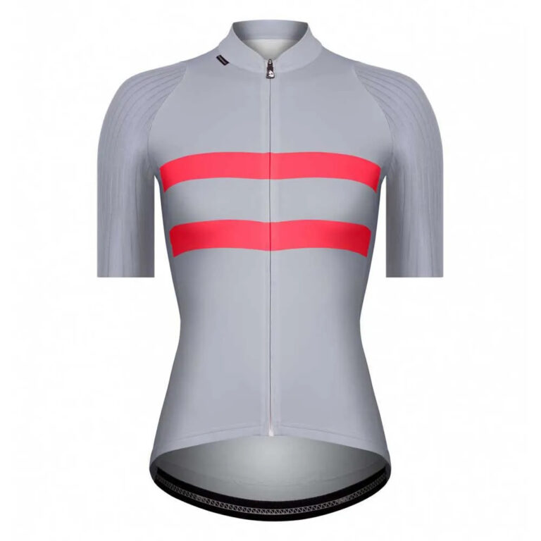 Etxeondo Garaia Short Sleeve Jersey XL Gray / Coral - 2XL Gray / Coral