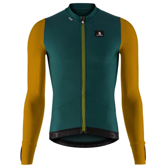 Etxeondo Kalu Long Sleeve Jersey S Dark Green / Mustard - 3XL Dark Green / Mustard