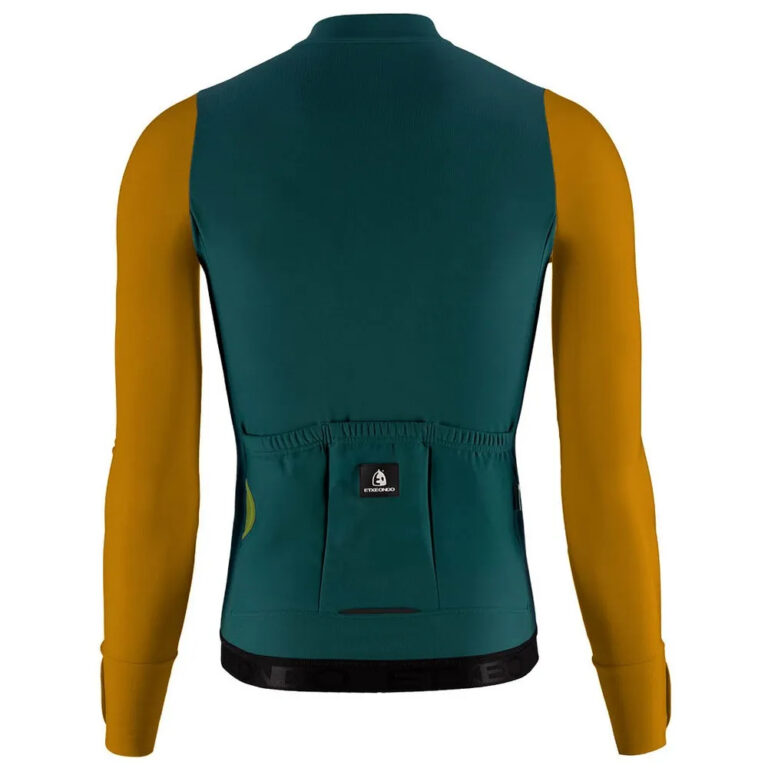 Etxeondo Kalu Long Sleeve Jersey S Dark Green / Mustard - 3XL Dark Green / Mustard - Image 2