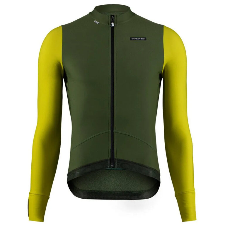 Etxeondo Laku Long Sleeve Jersey 3XL Khaki Green / Pistachio