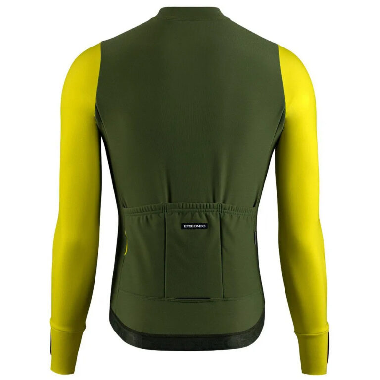 Etxeondo Laku Long Sleeve Jersey 3XL Khaki Green / Pistachio - Image 2