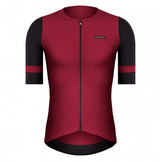 Etxeondo Mendi 1.0 Short Sleeve Jersey L Maroon / Black