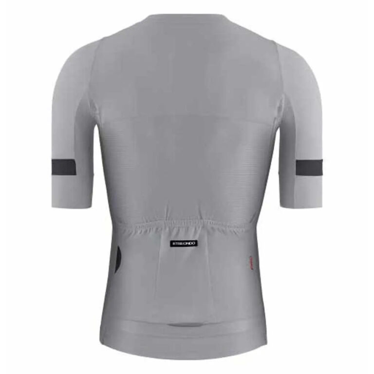 Etxeondo Mendi Short Sleeve Jersey XS Light Grey / Anthracite Grey - L Light Grey / Anthracite Grey - Image 2