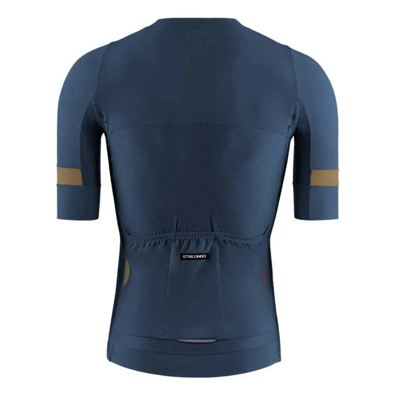 Etxeondo Mendi Short Sleeve Jersey XS Petrol / Brown - M Petrol / Brown - Image 2