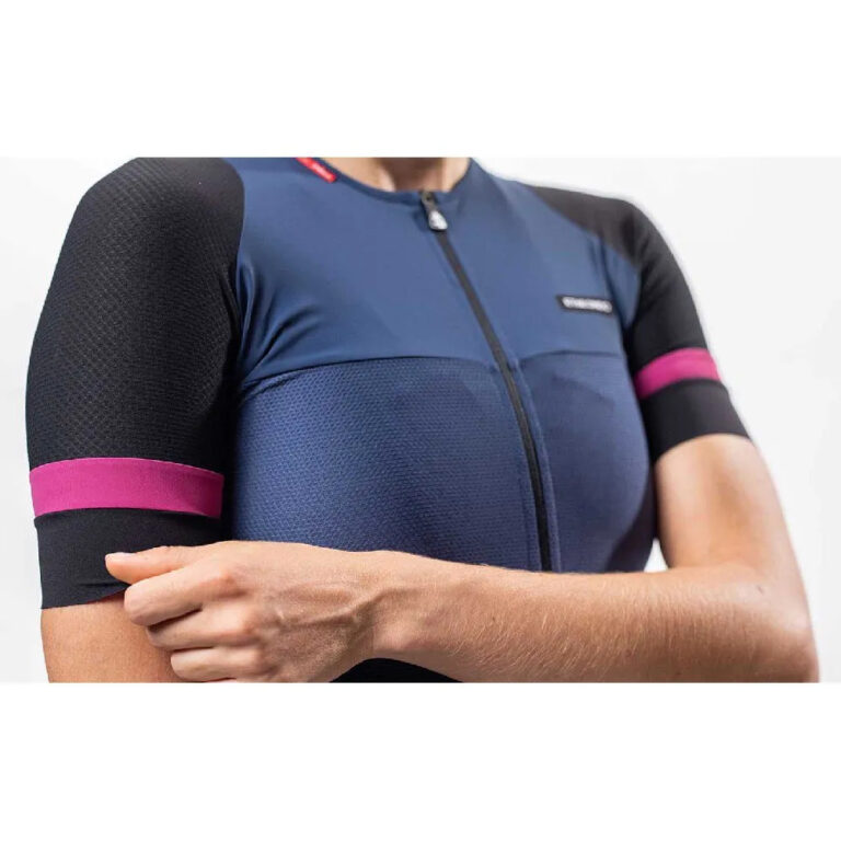 Etxeondo Mendia Pro Short Sleeve Jersey 2XS Petrol / Raspberry Red - XS Petrol / Raspberry Red - Image 5