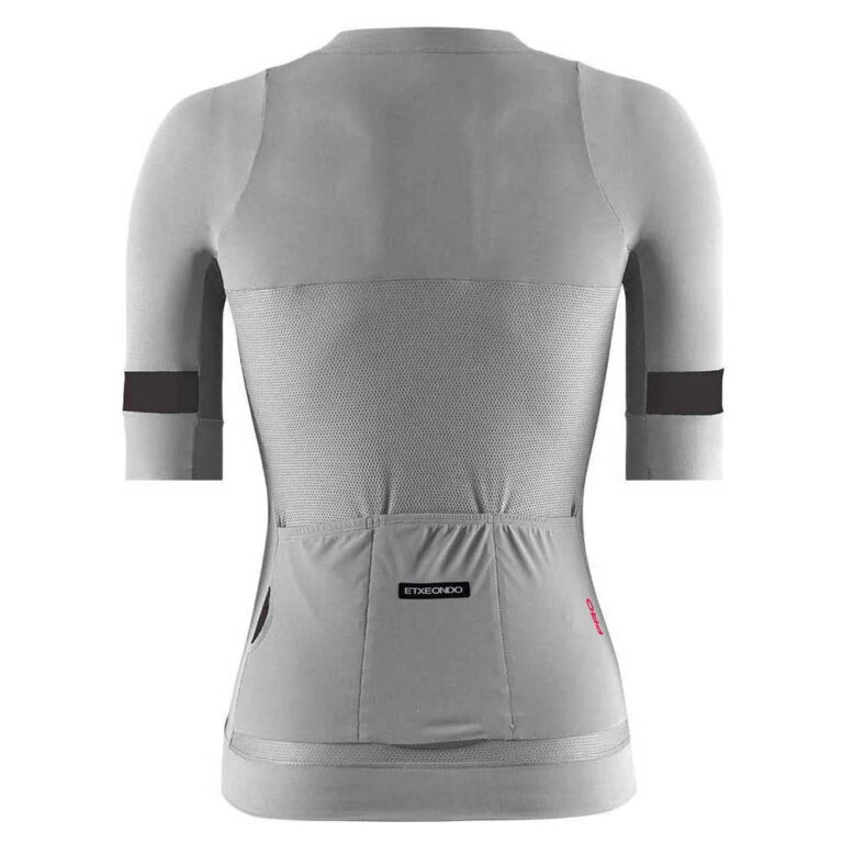 Etxeondo Mendia Short Sleeve Jersey 2XS Light Grey / Anthracite Grey - L Light Grey / Anthracite Grey - Image 3