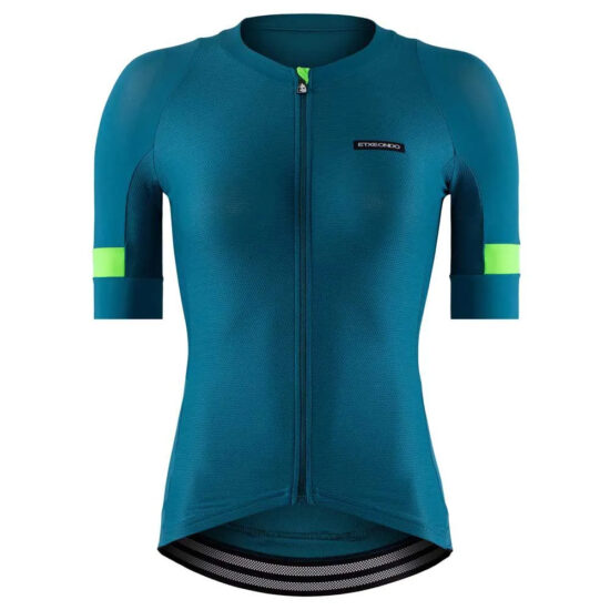 Etxeondo Mendia Short Sleeve Jersey S Emerald Green / Fluor Green - XL Emerald Green / Fluor Green