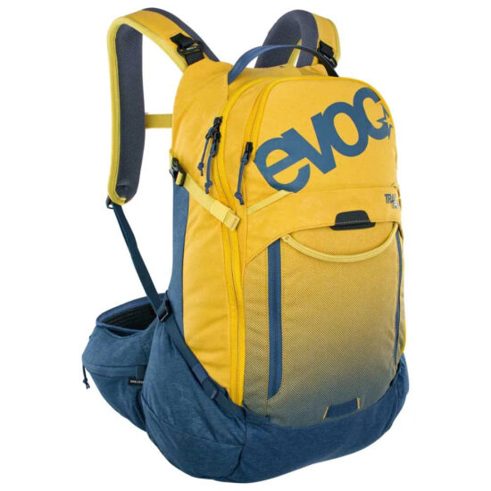 Evoc Trail Pro Protect Backpack 26L S-M Curry / Blue