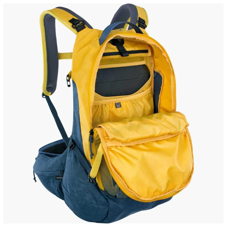 Evoc Trail Pro Protect Backpack 26L S-M Curry / Blue - Image 4