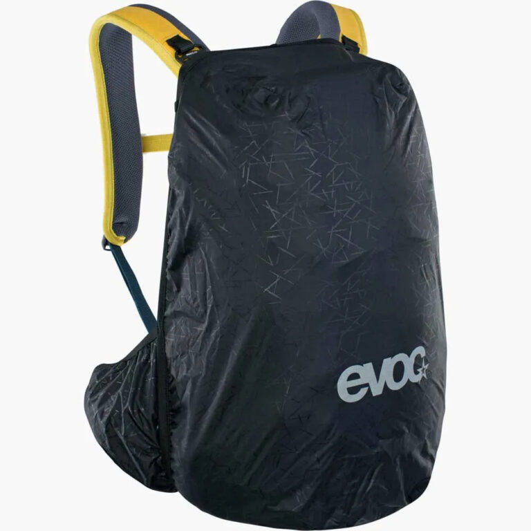 Evoc Trail Pro Protect Backpack 26L S-M Curry / Blue - Image 8