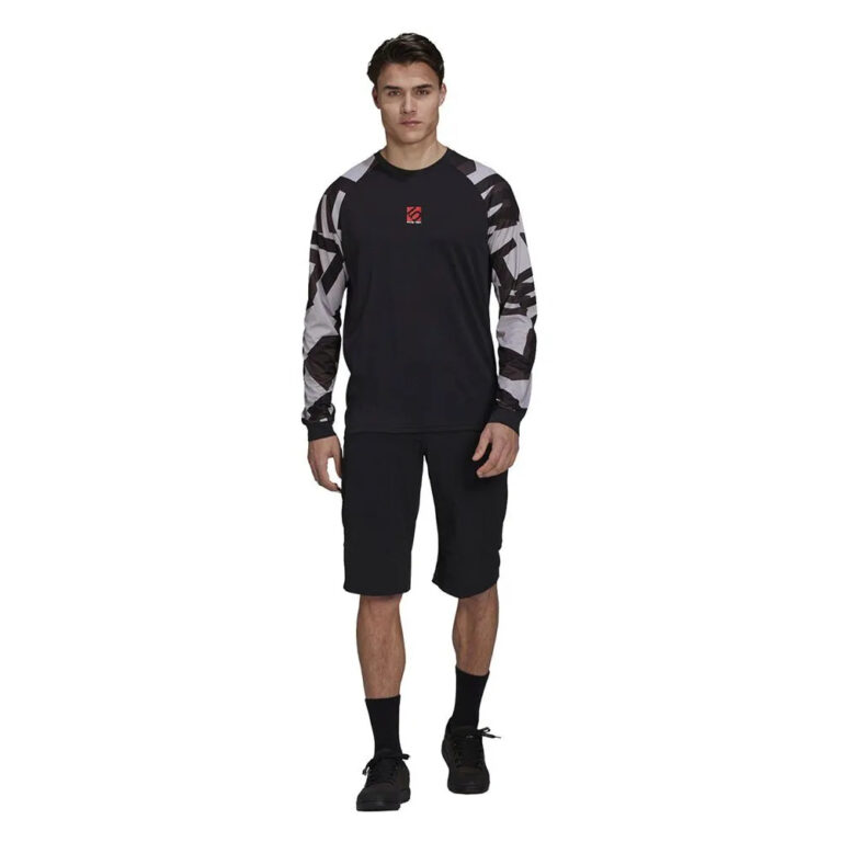 Five ten Five Ten Trailx Long Sleeve T-shirt XS Black / Light Granite - 2XL Black / Light Granite - Image 5