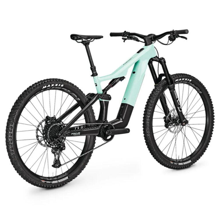 Focus Jam&amp;sup2; SL 8.7 29&amp;acute;&amp;acute; NX Eagle 2023 MTB Electric Bike S - XL &amp; 625Wh Poolgreen Glossy / Carbon Raw Glossy - Image 3