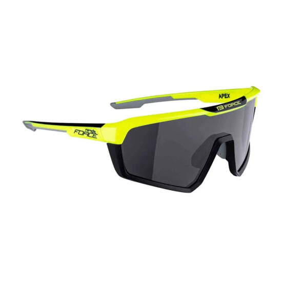 Force Apex Sunglasses Black/CAT3 Yellow / Black