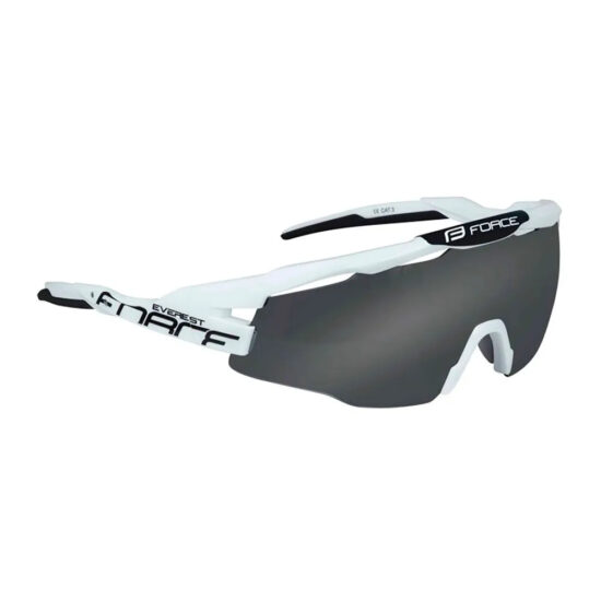 Force Everest Sunglasses Black/CAT3 White / White