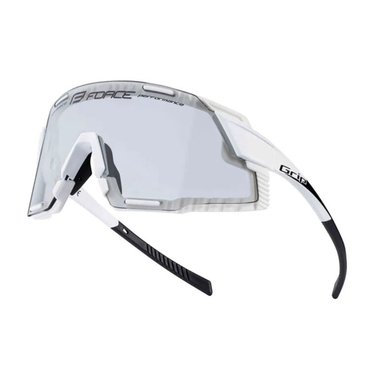 Force Grip Photochromic Sunglasses Clear/CAT1-3 White