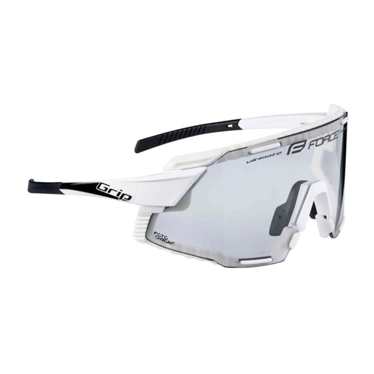 Force Grip Photochromic Sunglasses Clear/CAT1-3 White - Image 3