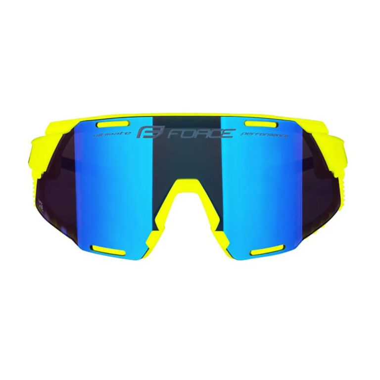 Force Grip Sunglasses Blue/CAT3 Fluo Yellow - Image 4