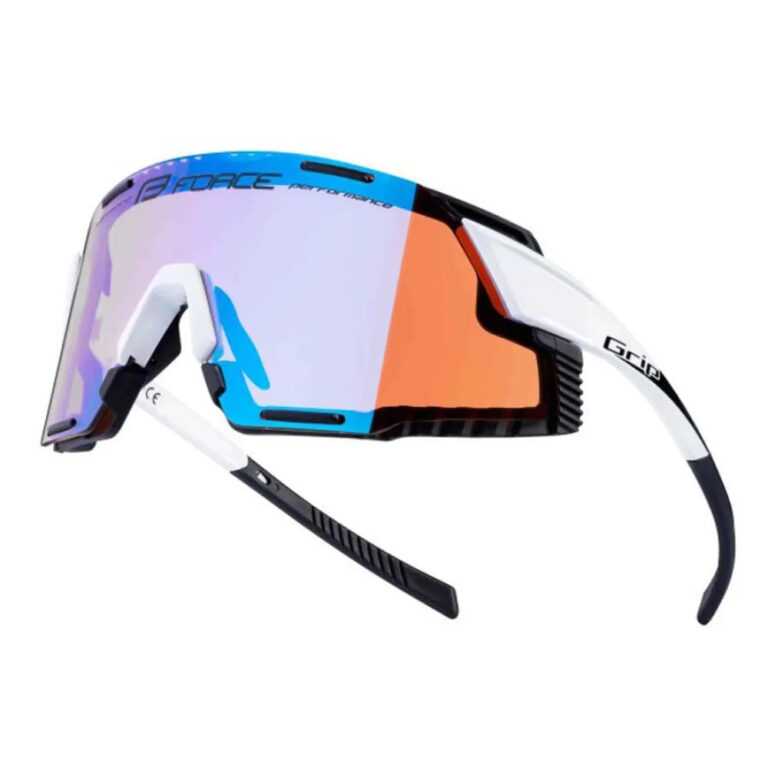 Force Grip Sunglasses Purple Mirror/CAT2 White - Image 4