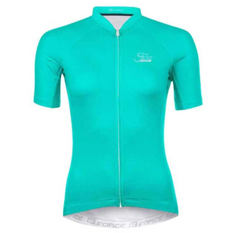 Force Pure Short Sleeve Jersey M Turquoise - L Turquoise