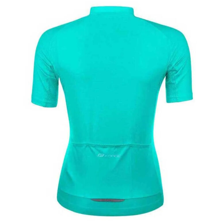 Force Pure Short Sleeve Jersey M Turquoise - L Turquoise - Image 2