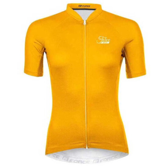 Force Pure Short Sleeve Jersey XS Yellow - L Yellow