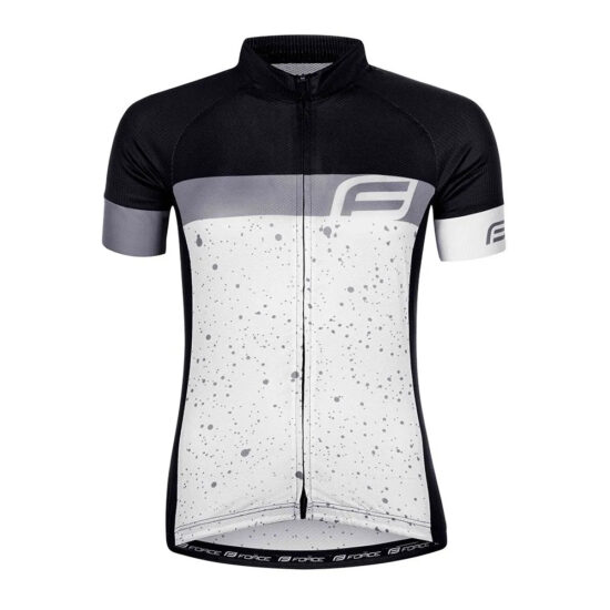 Force Spray Short Sleeve Jersey S White / Black - M White / Black