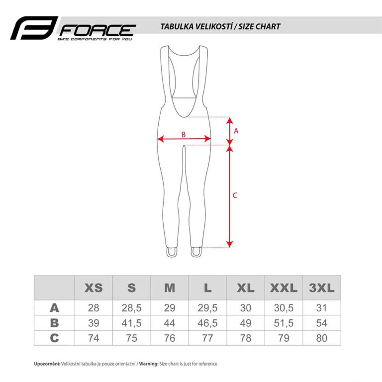 Force Windster Bib Tights S Black - 2XL Black - Image 5