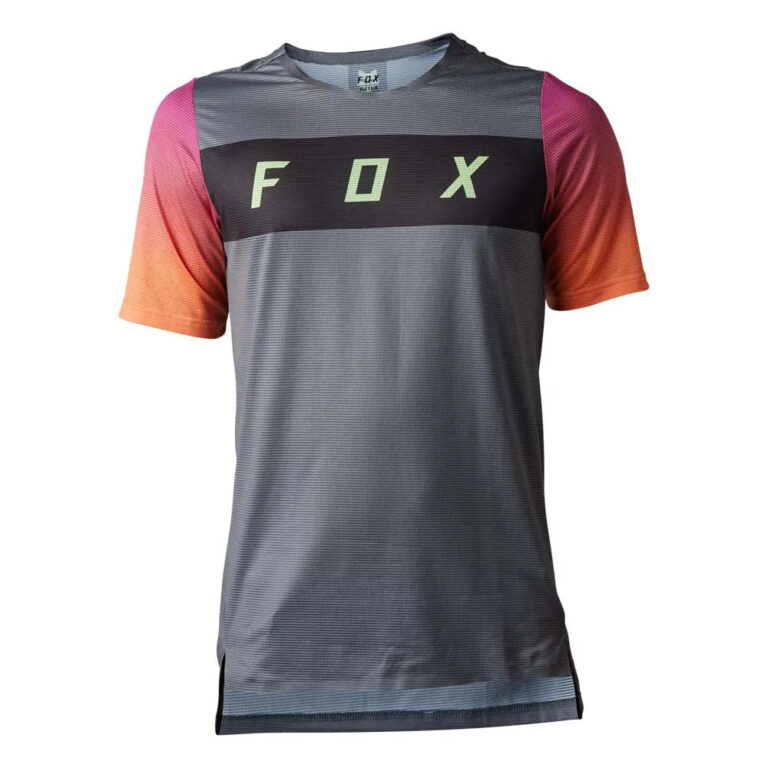 Fox racing Fox Racing Flexair Arcadia Short Sleeve T-shirt S Pewter Grey - 2XL Pewter Grey - Image 3