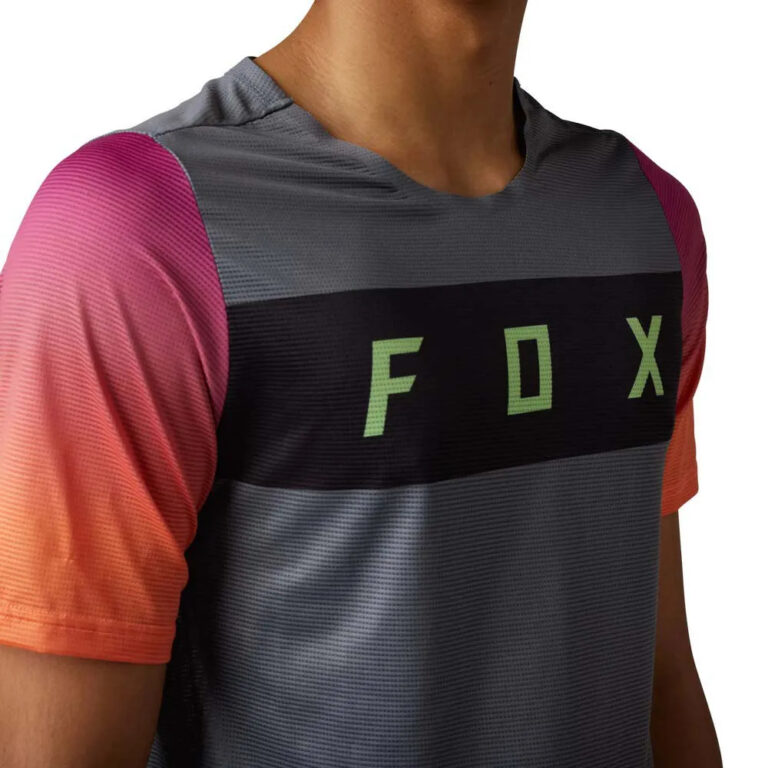 Fox racing Fox Racing Flexair Arcadia Short Sleeve T-shirt S Pewter Grey - 2XL Pewter Grey - Image 4