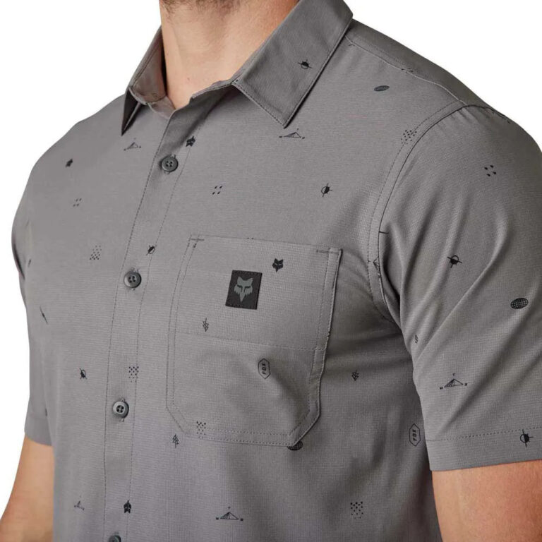 Fox racing Fox Racing Ranger Short Sleeve Shirt S Pewter Grey - 2XL Pewter Grey - Image 4