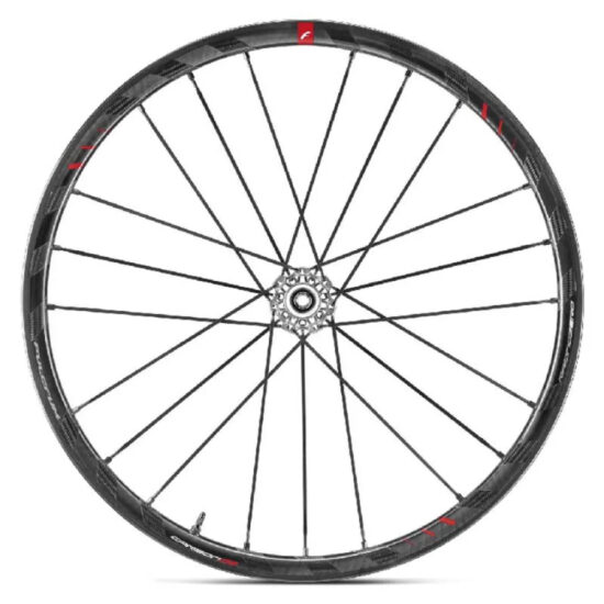 Fulcrum Racing 0 Carbon DB 28&amp;acute;&amp;acute; Tubeless Road Wheel Set 15/12 x 100 / 12 x 142/135 mm &amp;  Campagnolo Black - Sram XDR Black