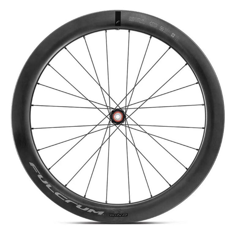 Fulcrum Wind 57 DB 2WF C23 Disc Tubeless Road Wheel Set 12 x 100 / 12 x 142 mm &amp;  Campagnolo Black - Shimano/Sram HG Black - Image 4