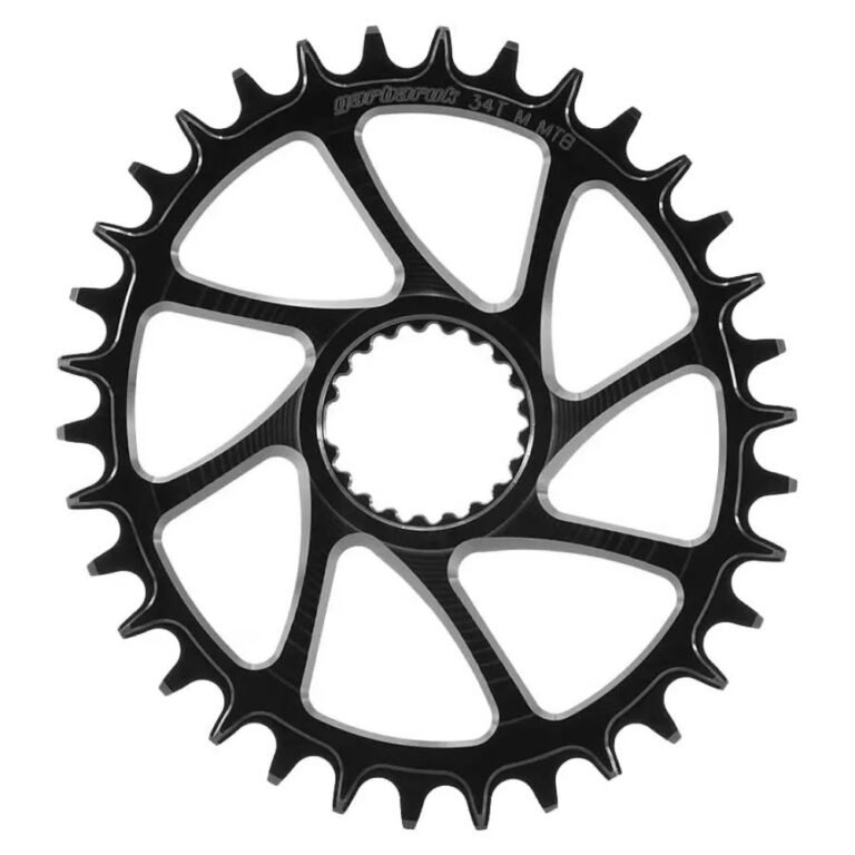 Garbaruk Shimano M7100/M8100 Oval Chainring 30t Black - 36t Black